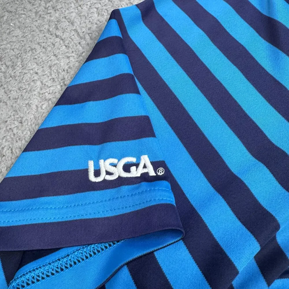 2017 U.S. Open Erin Hills Shirt Polo Mens 3XL Blue Stripe Golf USGA Tournament